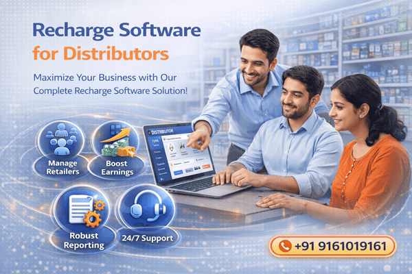 Recharge Software for Distributors - Complete Distributor Recharge Platform