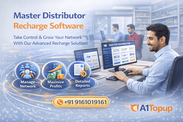 Master Distributor Recharge Software - Complete Multi-Level Distribution Platform