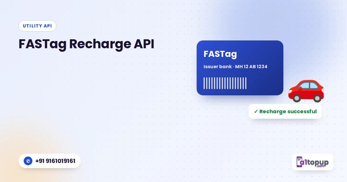 FASTag recharge API guide