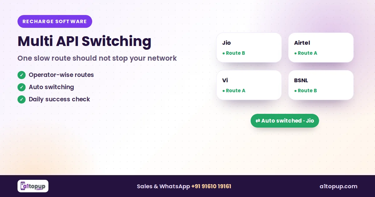 Multi API Switching: How to Keep Your Recharge Success Rate High